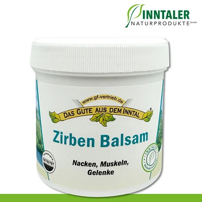200 ml Zirben Balsam Nacken Muskeln Gelenke Erkältung Inntaler Naturprodukte