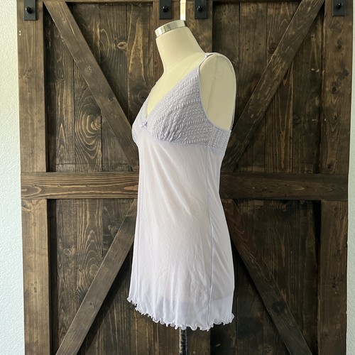 Vtg Victoria's Secret Lace Bust Bow Detail Babydoll Nightie Lingerie Babydoll - Picture 3 of 11