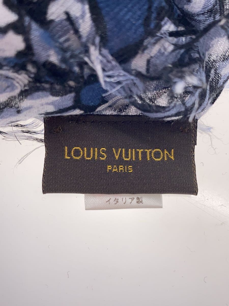 LOUIS VUITTON M70474 Etoile Rock 'n' Rose Gray Silk Navy