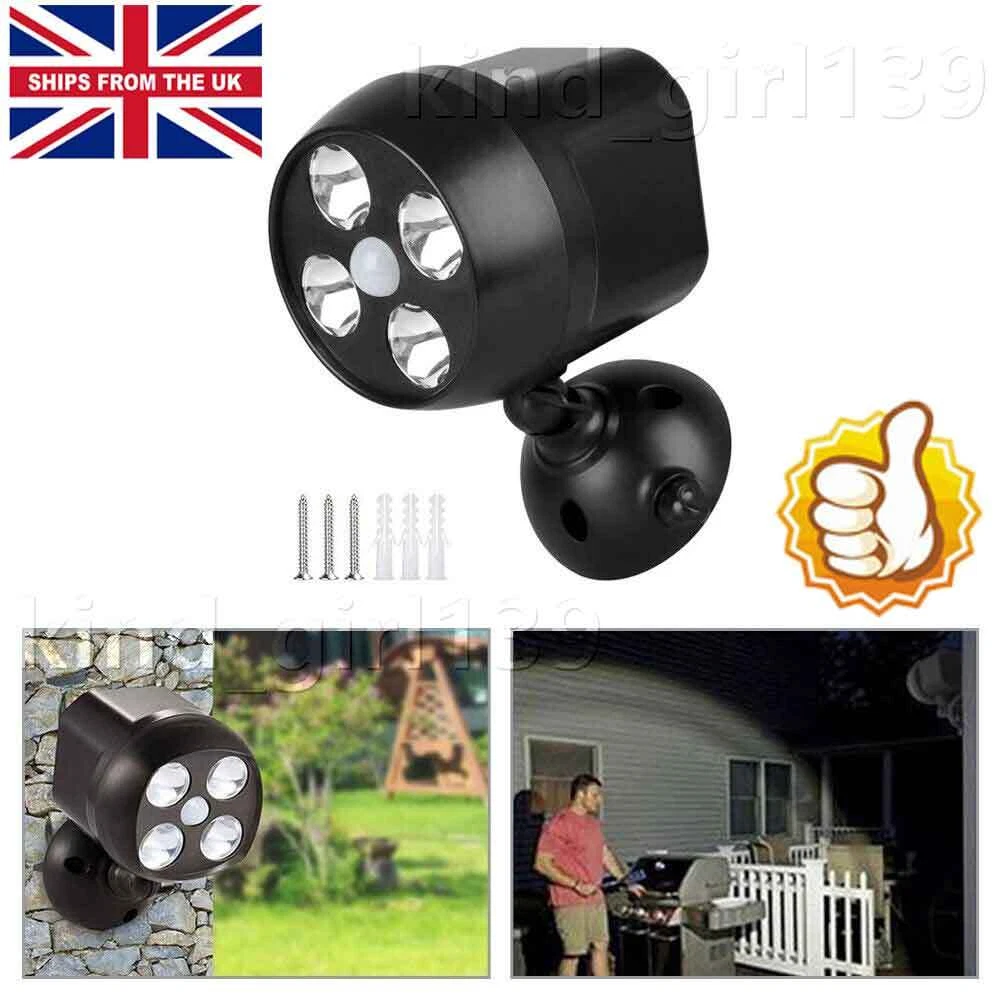 Battery powered spotlight sale outdoor