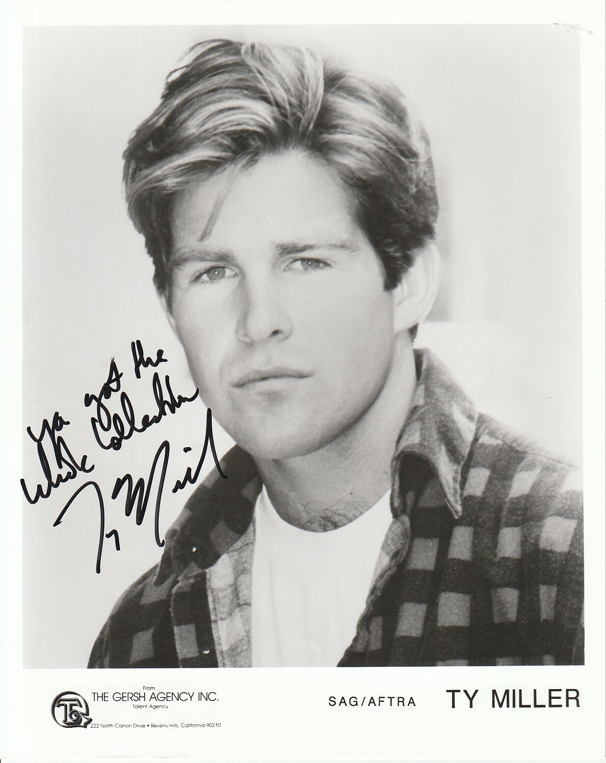 Ty Miller (TV's "The Young Riders" star) Signed photo eBay