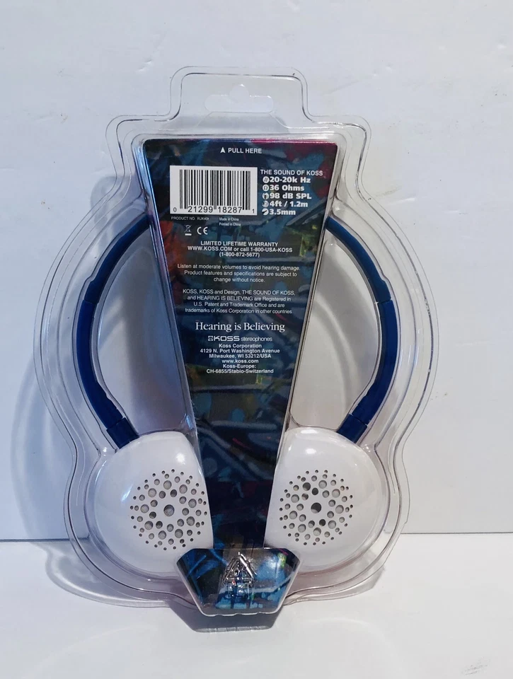 Koss Rukus 系列 RUK40k 有线立体声头戴式耳机 耳机 全新未拆封 — 第 3/4 张图片