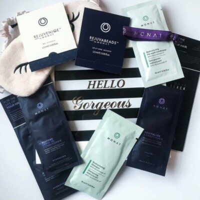 MONATPROBEN  RENEW BLACK REVIVE SHAMPOO REVITALIZE RESTAURATION REJUVENIQE TESTERS
