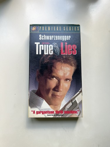 True Lies VHS Tape 1996 Arnold Schwarzenegger Jamie Lee Curtis Fox ...