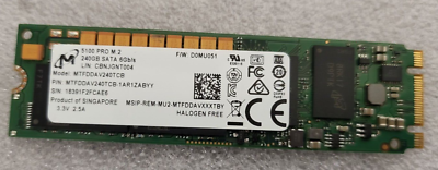 HPE Micron 5100 PRO 240GB SATA 6Gb/s BOSS M.2 2280 MTFDDAV240TCB