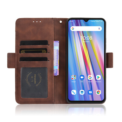 For UMIDIGI A11, Luxury Separable Card Slots Flip Leather Wallet Soft Case Cover