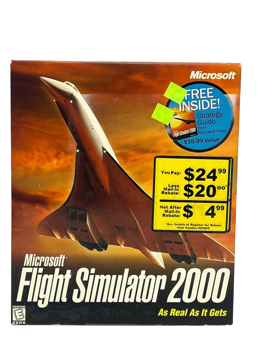 その他 Microsoft Flight Simulator 2000 Microsoft Flight Simulator 2000: As Real As It Gets (2-Disc Set CD