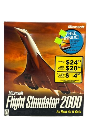 Microsoft Flight Simulator 2000: As Real As It Gets (2-Disc Set CD