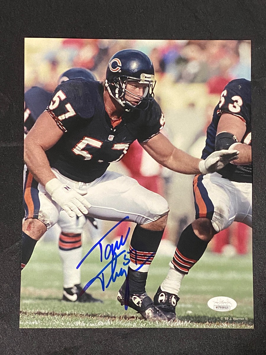 Tom Thayer Chicago Bears 1985 SB XX Champs Signed Auto 8x10 Photo