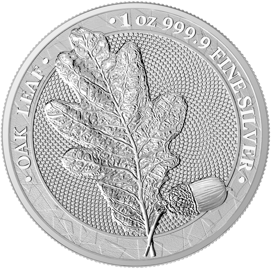 2019 Germania Oak Leaf 1 Oz .9999 Silver BU in Capsule with COA | eBay