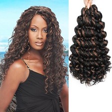 Ocean Wave Crochet Hair 8" Curly Pre-Looped - 8 Packs Deep Wave Extensions