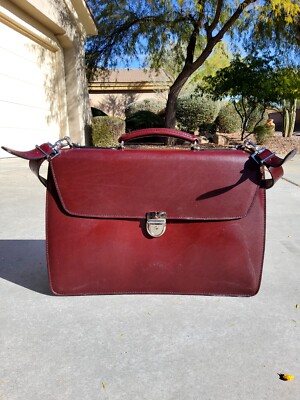Jack Georges Elements Collection Double Gusset Flapover Briefcase
