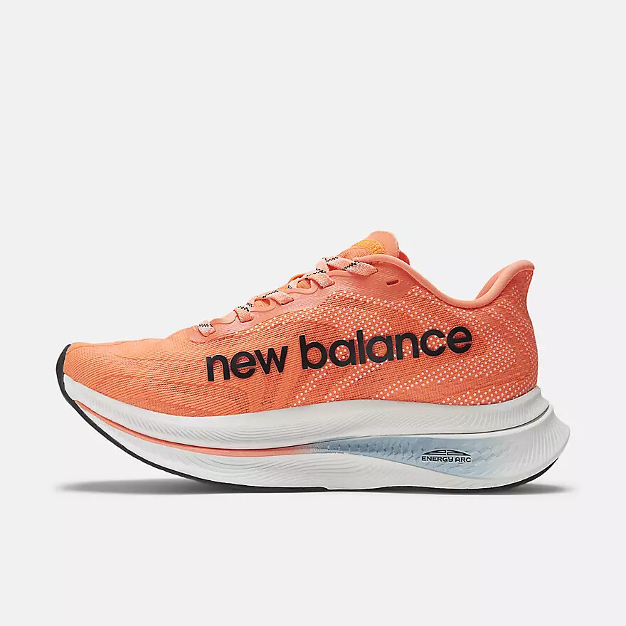 USED New Balance Men\'s FuelCell Running Shoe, Blacktop/Neon Dragonfly, 8 M Size 8 - New Balance FuelCell SuperComp Black Neon Dragonfly  main image 2