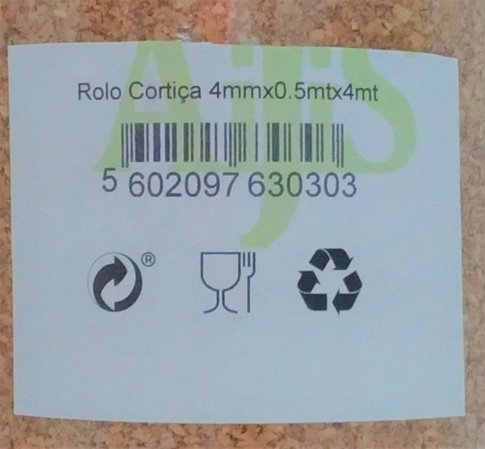 CORK ROLLS tile bulletin board panel acoustic sheet wall 3mm X 0.5mt X 5mt - Image 2 of 3