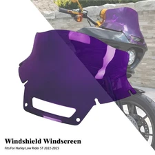 Purple Windshield 8.5" Windscreen Fits For Harley Low Rider ST FXLRST 117 22-25