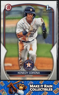 Kenedy Corona 1st 2023 Bowman Prospects #BP-148 Houston Astros