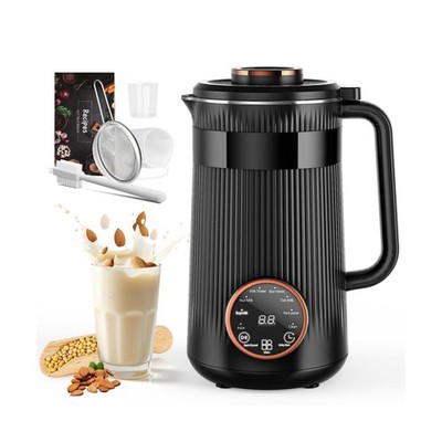 RELEXNOW Nut Milk Maker Machine, 35oz Homemade Soy, Almond, Oat, Coconut, Pla...