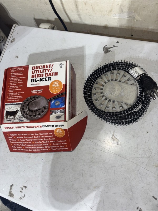 Allied Precision Ind DT250 250-Watt Aluminum Bucket and Utility De-Icer Open Box