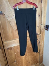 COUNTERPARTS Leggings Black Stretch Pants Women's Straight Leg Pull On Size SM