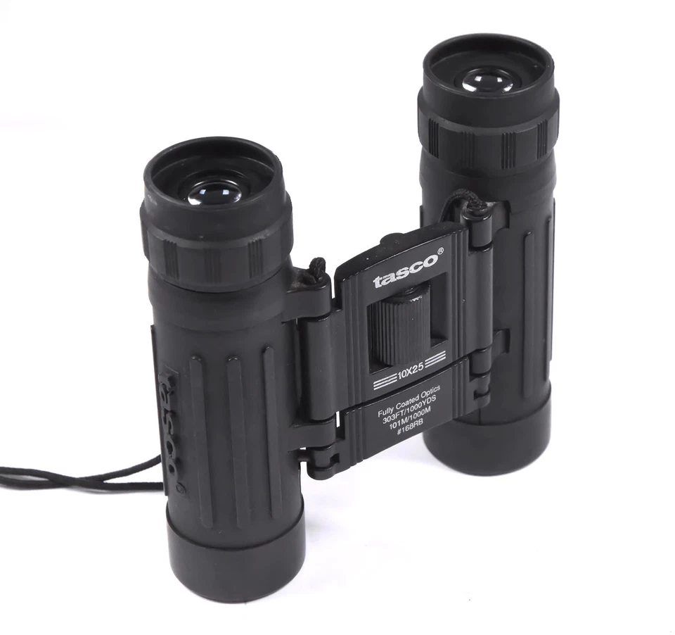 Binóculos ópticos totalmente revestidos TASCO modelo 168RB 10x25 - BN83 - Imagem 3 de 4