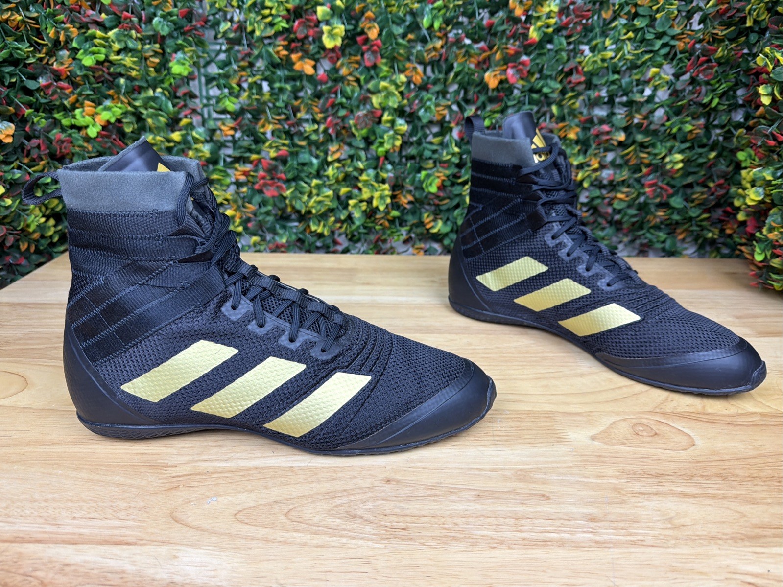 Adidas Speedex 18 Boxing Boots Sparring Boxing Trainers Shoes Black Mens 9 GUC thumbnail 4