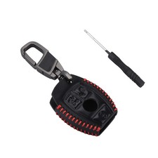 Car Remote 3 Buttons Key Case Holder Cover Chain Protector For Mercedes Benz E