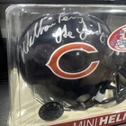 William Perry "The Fridge" Autographed Chicago Bears Speed Mini Helmet -