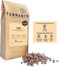 Ferrari’s Siena Blend Coffee Beans Extra Strong Dark Roast, 1kg Strength 5/5 17.99 per kilo