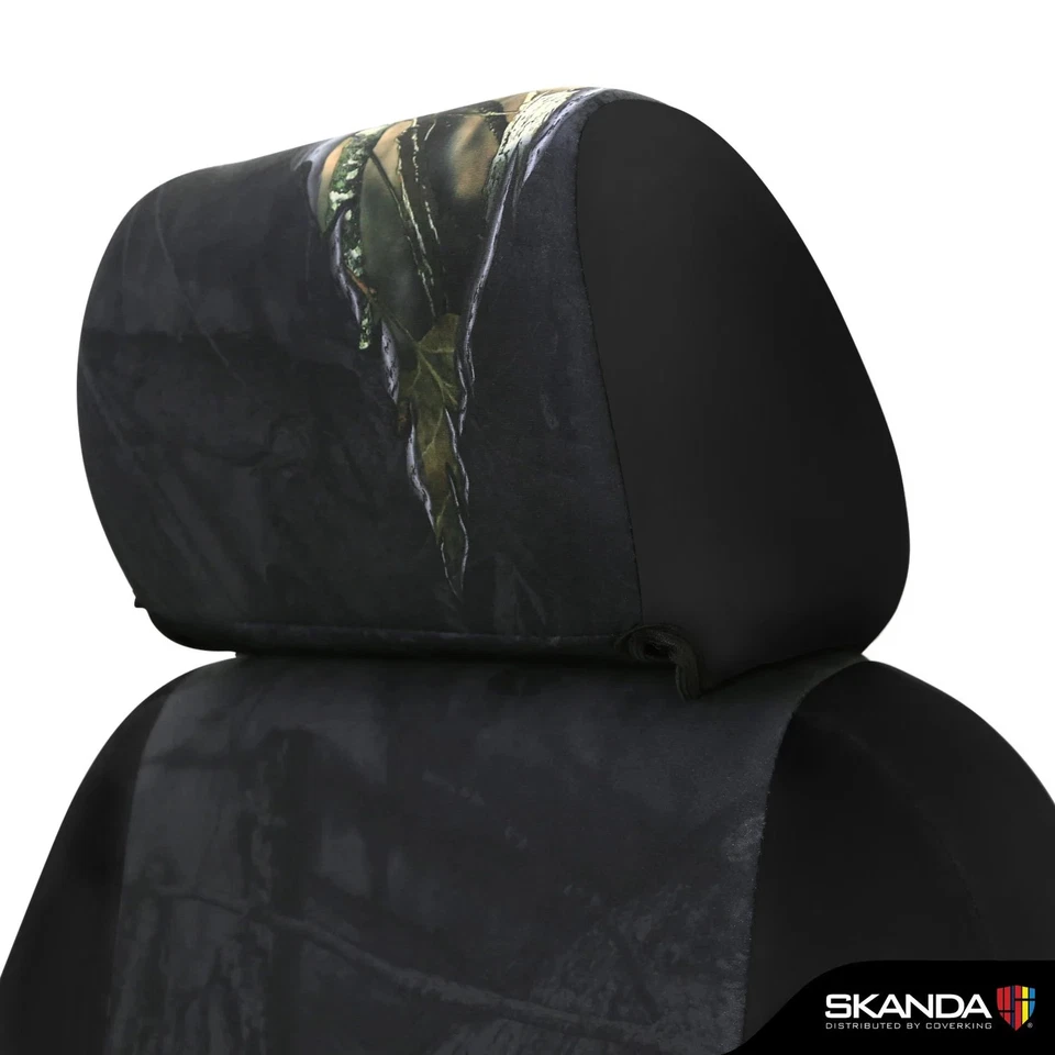 For Jaguar F-Pace 17-21 Mossy Oak 2nd Row Camo Eclipse Custom Seat Covers Foto 2 de 4