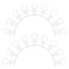 120 Pcs Curtain Track Rollers Gliders Slider Bearing Wheel Carrier