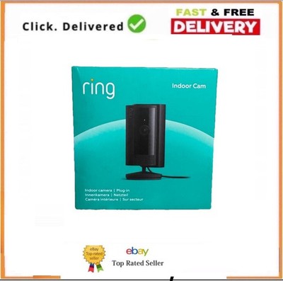 Neu versiegelt Ring Innenkamera 2. Gen Überwachungskamera 1080p HD Video schwarz