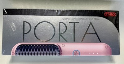 TYMO Porta Cordless Hair Straightener Brush - Portable Rechargeable NIB