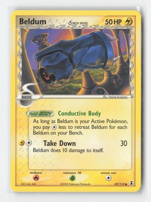 Beldum 59/113 Common Delta Species Pokemon Heavily Played