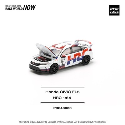 Pop Race - Honda Civic Type R (FL5) #271, white/red/blue - PR640030