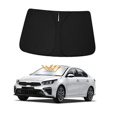 Windshield Sun Shade for 2019-2023 Kia Forte - Black
