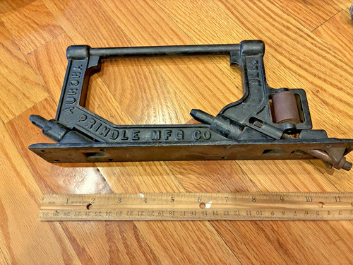 ANTIQUE PRINDLE Mfg. Co Aurora, IL. PATENT 1886 - BARN POCKET DOOR HANGER ROLLER