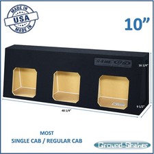 10" triple sealed solobaric sub box regular cab trucks Speaker Box Car Audio