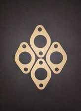 4x Inlet Flange Gaskets for Amal Carburettors, up to 28mm bore
