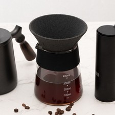 Reusable Microporous Ceramic Coffee Filter Cone Shape Tea Filter  Tea Room