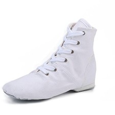 Jazz Shoes for Woman Canvas Dance Boots Split Sole Ballroom Dancing Flat 9, W...