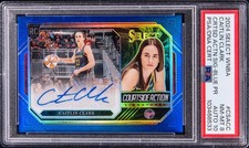 2024 Select WNBA Courtside Auto Blue Prizm /49 Caitlin Clark PSA 8 PSA/DNA