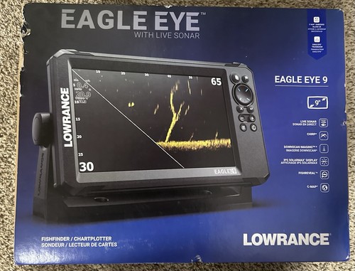 Lowrance Eagle Eye 9 Live Fishfinder Combo w/Transducer & C-MAP® Inland Charts - Picture 1 of 4