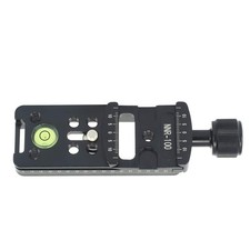 100mm Rail Nodal Slide Metal Screw Knob Clamp Quick Release Plate Tripod