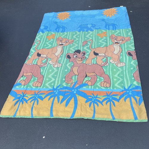 Vintage Disney Lion King Twin Reversible Bed Comforter Kiara Kovu Blanket Kids