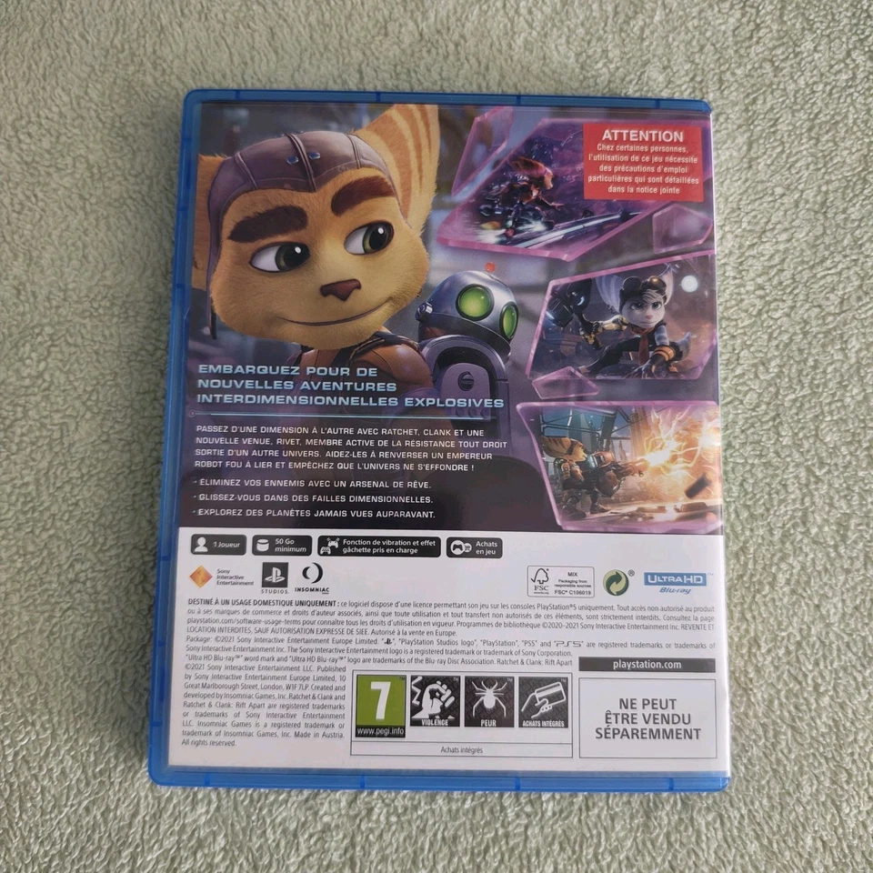 Jeu Ratchet & Clank: Rift Apart -Pour Sony PlayStation 5 - Fra bundle édition, photo 2 sur 3