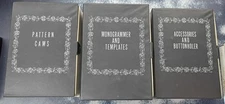 Vintage Sears Kenmore Sewing Machine Pattern Cams Monogram Templates ButtonHoler