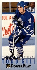 1993-94 Fleer PowerPlay VTG Tall Boys Todd Gill Toronto Maple Leafs #449
