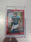 TRAVIS HUNTER 2025 PANINI PRIZM ROOKIE RED NO HUDDLE JAGUARS RC /99 Q6638