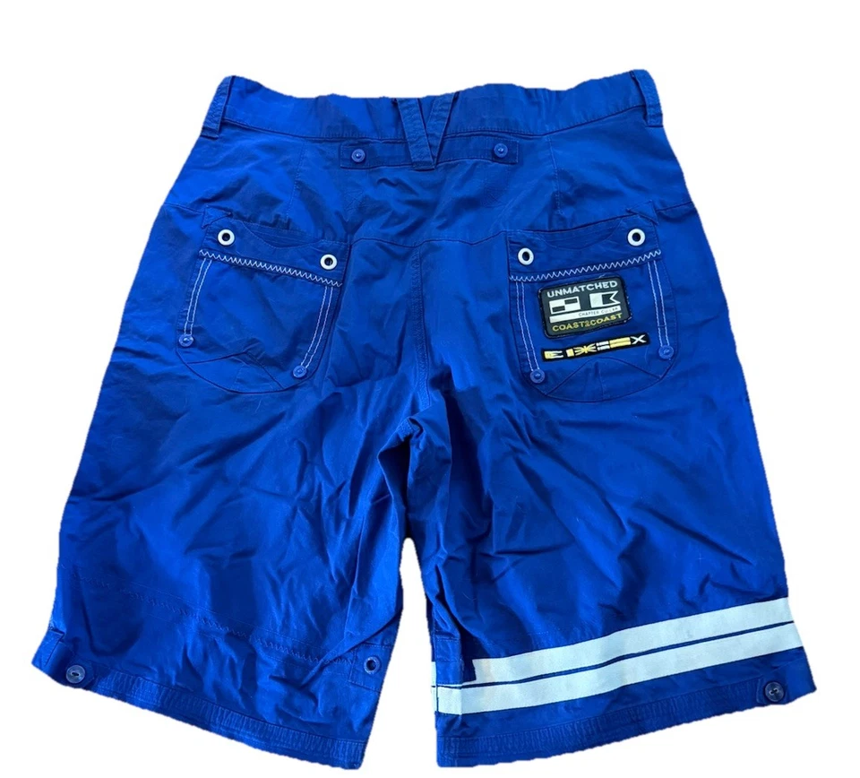 Pantalones Cortos Rare Find Parish Nation Azul Suelto Para Hombre Hip Hop Talla 34 Foto 2 de 4