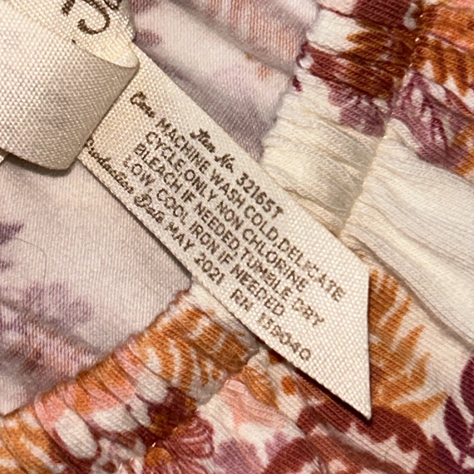 Matilda Jane top size 8 years  3/4 sleeves Orange purple Floral - Fall to Spring - Image 4 of 4